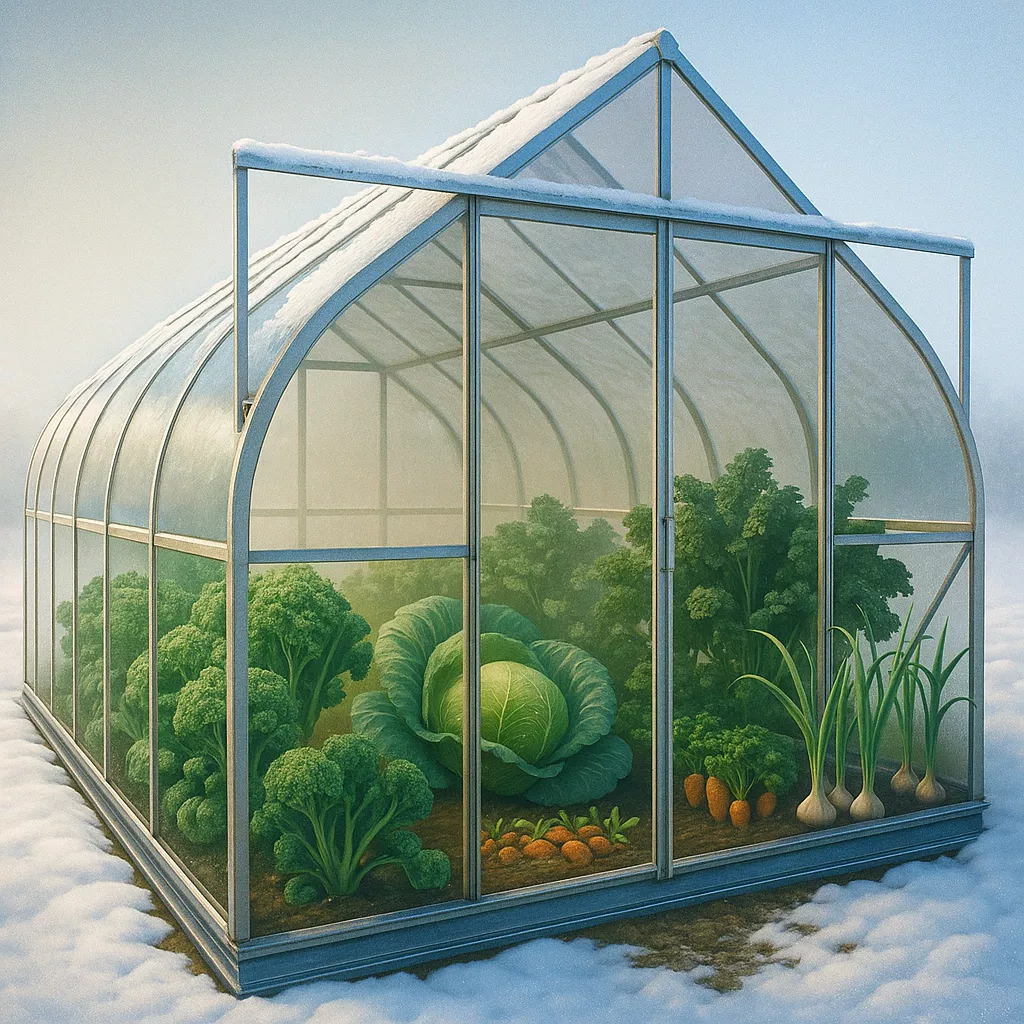 winter greenhouse growing